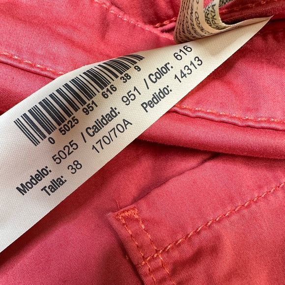 Massimo Dutti Women’s Size 6 Coral Sailor Button Trouser Pants - Picture 8 of 9